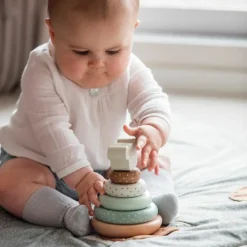 Empileur à bascule en bois Poppy