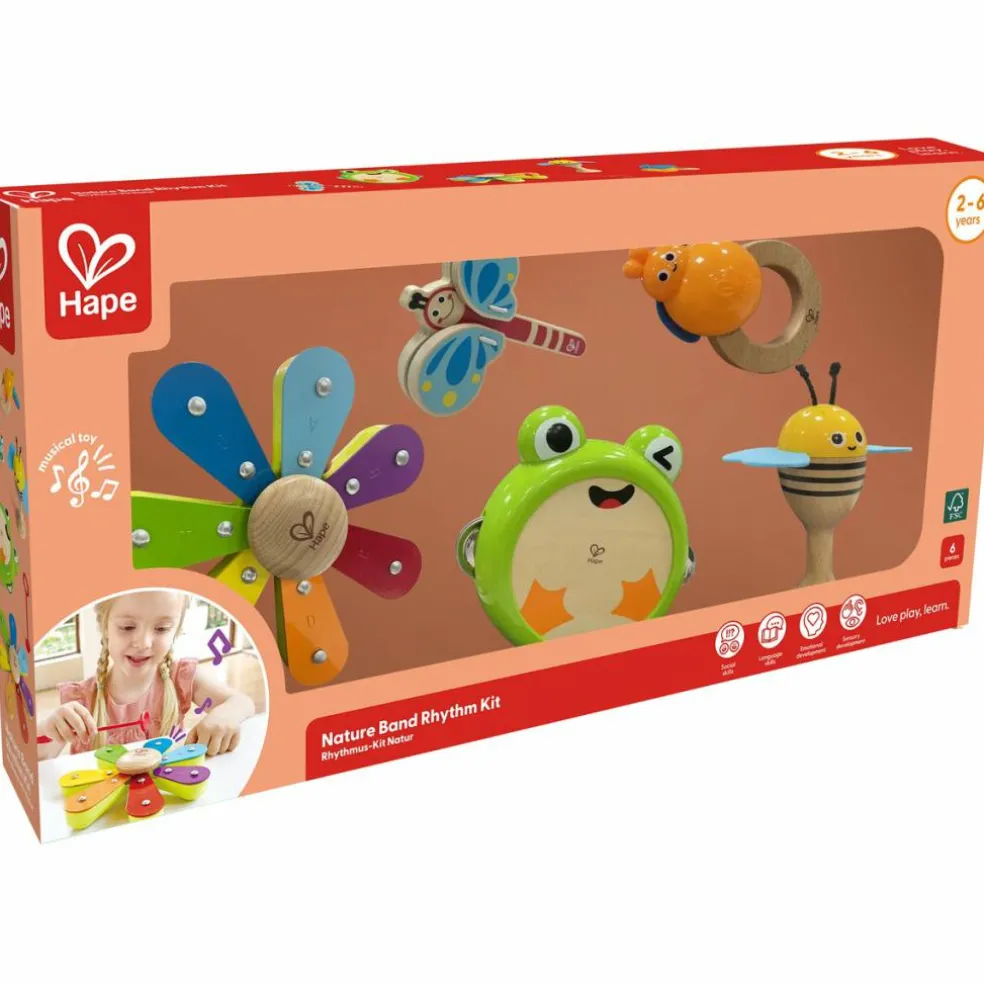 Ensemble de percussions de la nature (6 pièces)