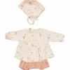 Ensemble de vêtements et bonnet pour poupée Bows