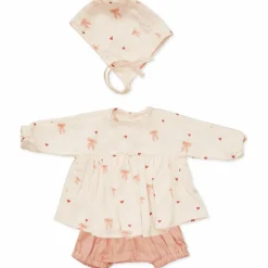 Ensemble de vêtements et bonnet pour poupée Bows