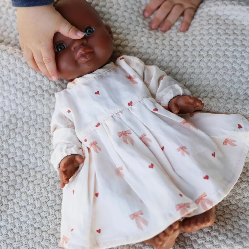 Ensemble de vêtements et bonnet pour poupée Bows