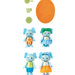 Famille des Eléphants en matériaux renouvelables