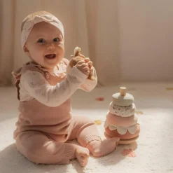 Faon à empiler doudou bois FSC Fairy Garden