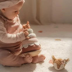 Faon à empiler doudou bois FSC Fairy Garden