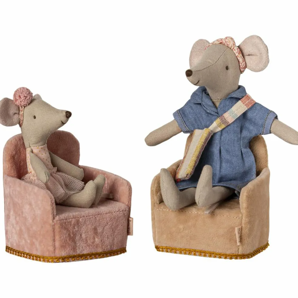 Fauteuil Souris Rose