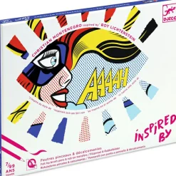 Feutres pinceaux et décalcomanies Inspired by Roy Lichtenstein