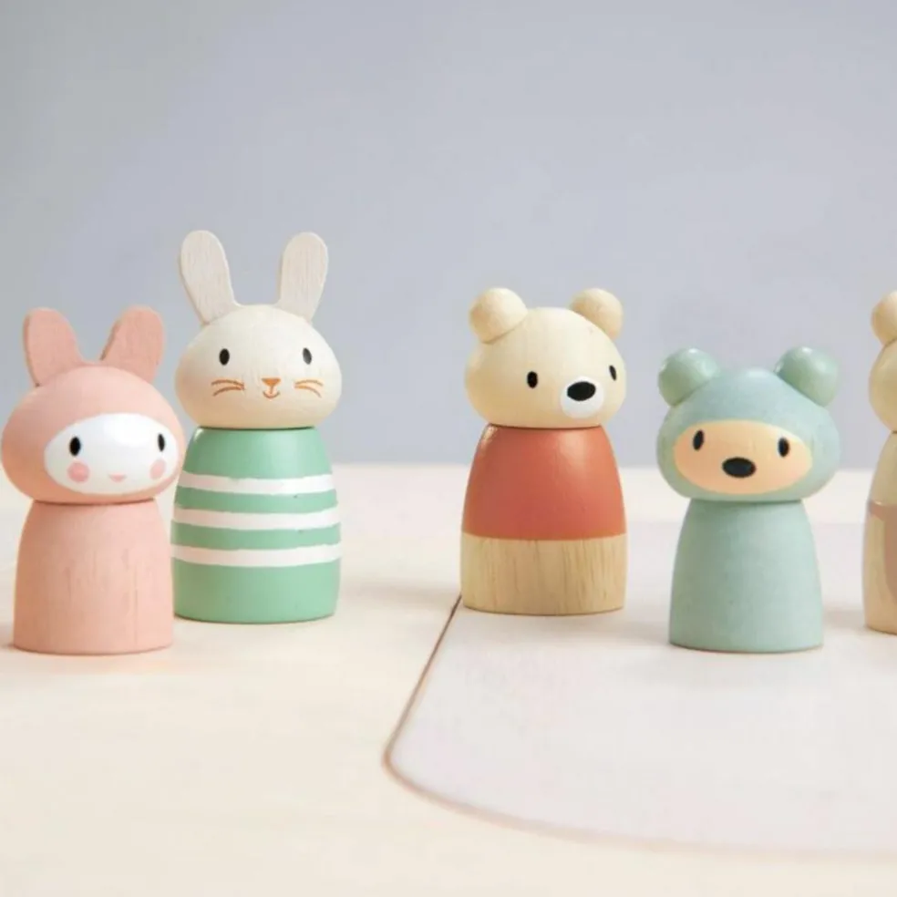 Figurines Famille de lapin