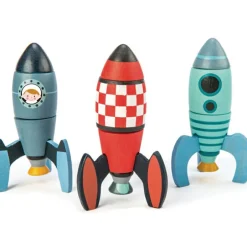 Fusées à construire en bois