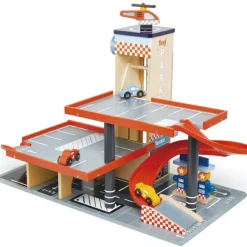 Garage et station de service Blue Bird en bois