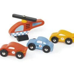 Garage et station de service Blue Bird en bois