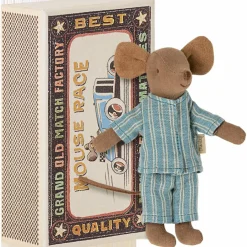 Grand frère Souris bleue dans sa boîte assortie