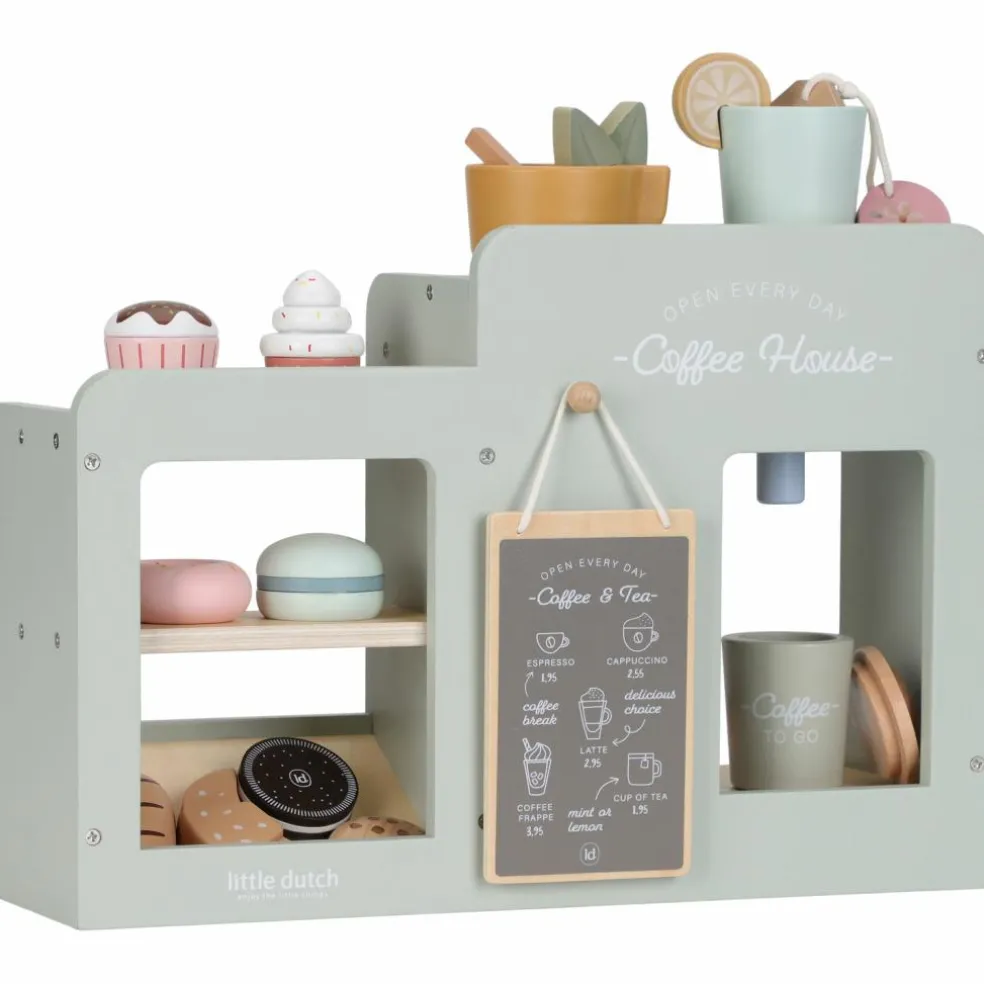 Grande machine à café en bois FSC