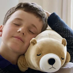 Grande peluche Nemu Nemu Cookie Ours brun (53 cm)