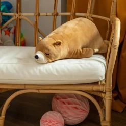 Grande peluche Nemu Nemu Cookie Ours brun (53 cm)