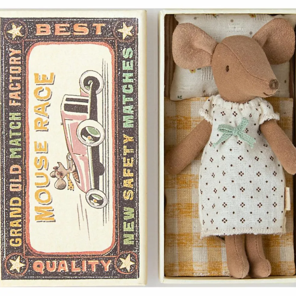 Grande soeur Souris pyjama dans sa boîte assortie