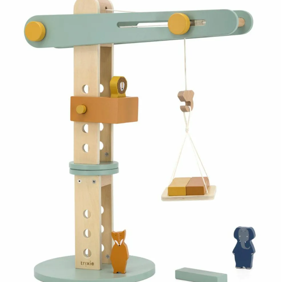 Grue de construction en bois All animals