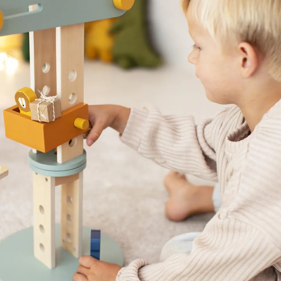 Grue de construction en bois All animals