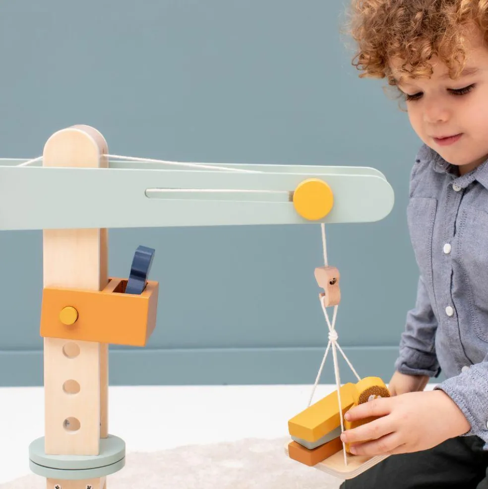 Grue de construction en bois All animals