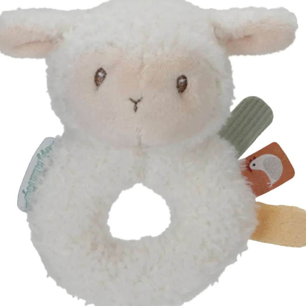 Hochet anneau souple mouton Little Farm