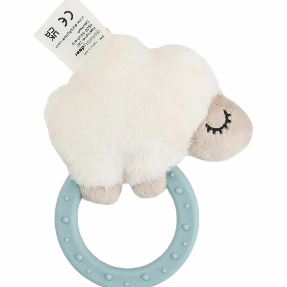 Hochet avec anneau de dentition Sheepy Bleu