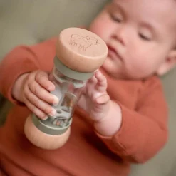 Hochet de pluie en bois Little Farm