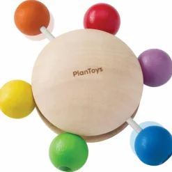 Hochet en bois à perles