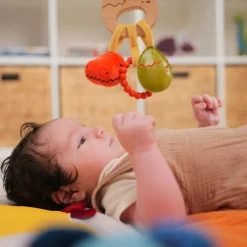 Hochet en bois Les Amis Dinos