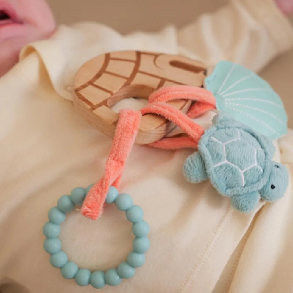 Hochet en bois Océan