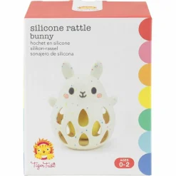 Hochet lapin en silicone