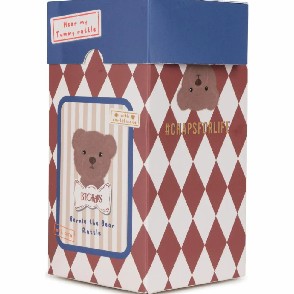 Hochet peluche Bernie l'ours hochet (12 cm)