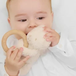 Hochet peluche Gaston l'ourson