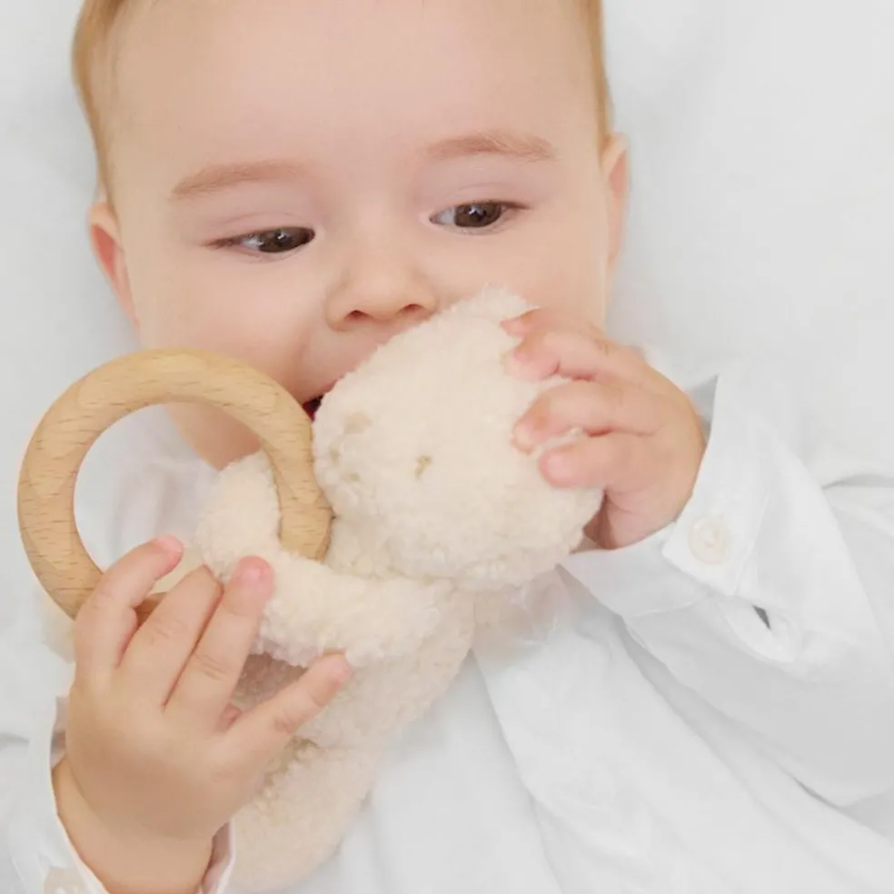 Hochet peluche Gaston l'ourson