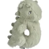 Hochet peluche Romain Crocodile Faune Green