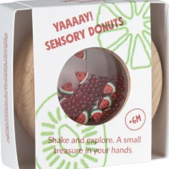 Hochet sensoriel Sensory Donut pastèques