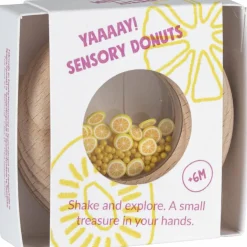 Hochet sensoriel Sensory Donut citrons