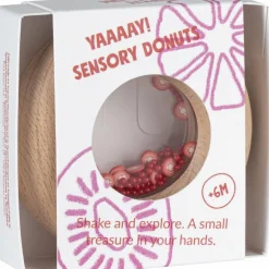 Hochet sensoriel Sensory Donut tomates