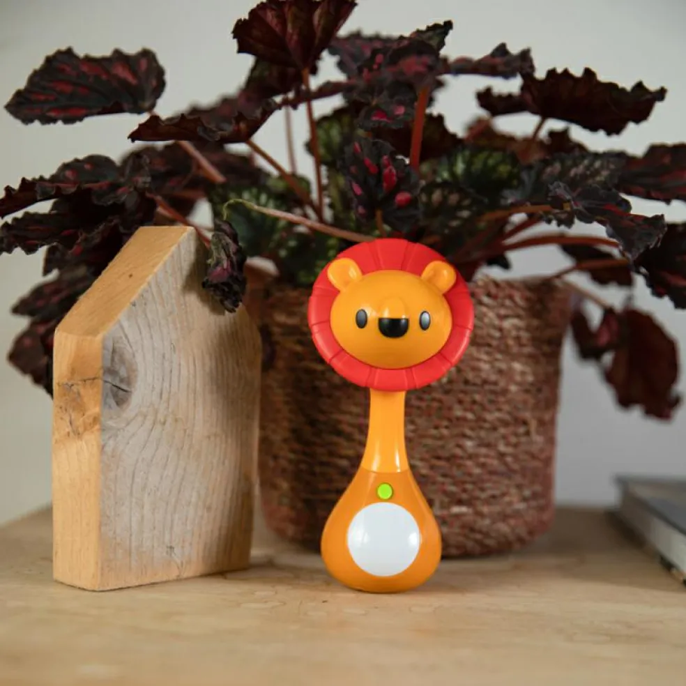 Hochet Sons et Lumières Lion