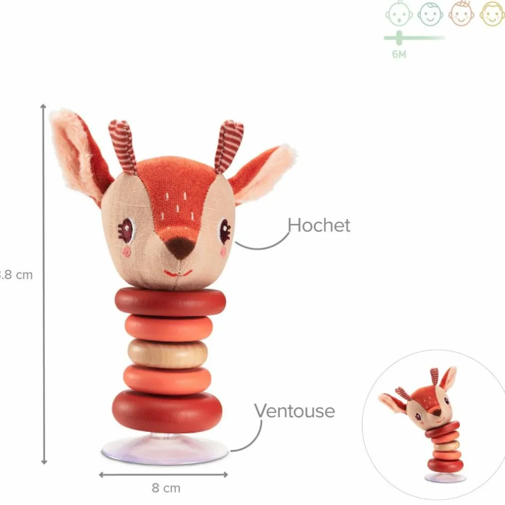 Hochet swing à ventouse Stella (15 cm)