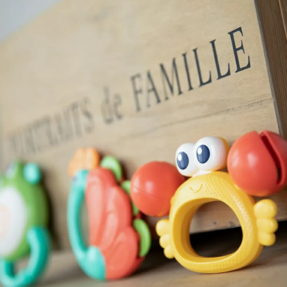 Hochet symphonique crabe