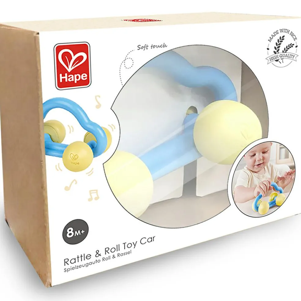 Hochet voiture à rouler en riz