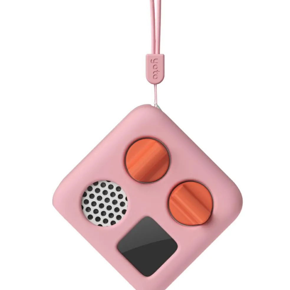 Housse Mini Adventure rose pour lecteur audio Yoto Mini