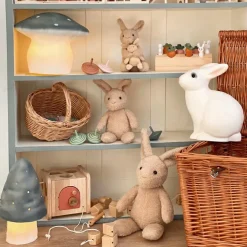 Jeu à encastrer buche, lapins et légumes