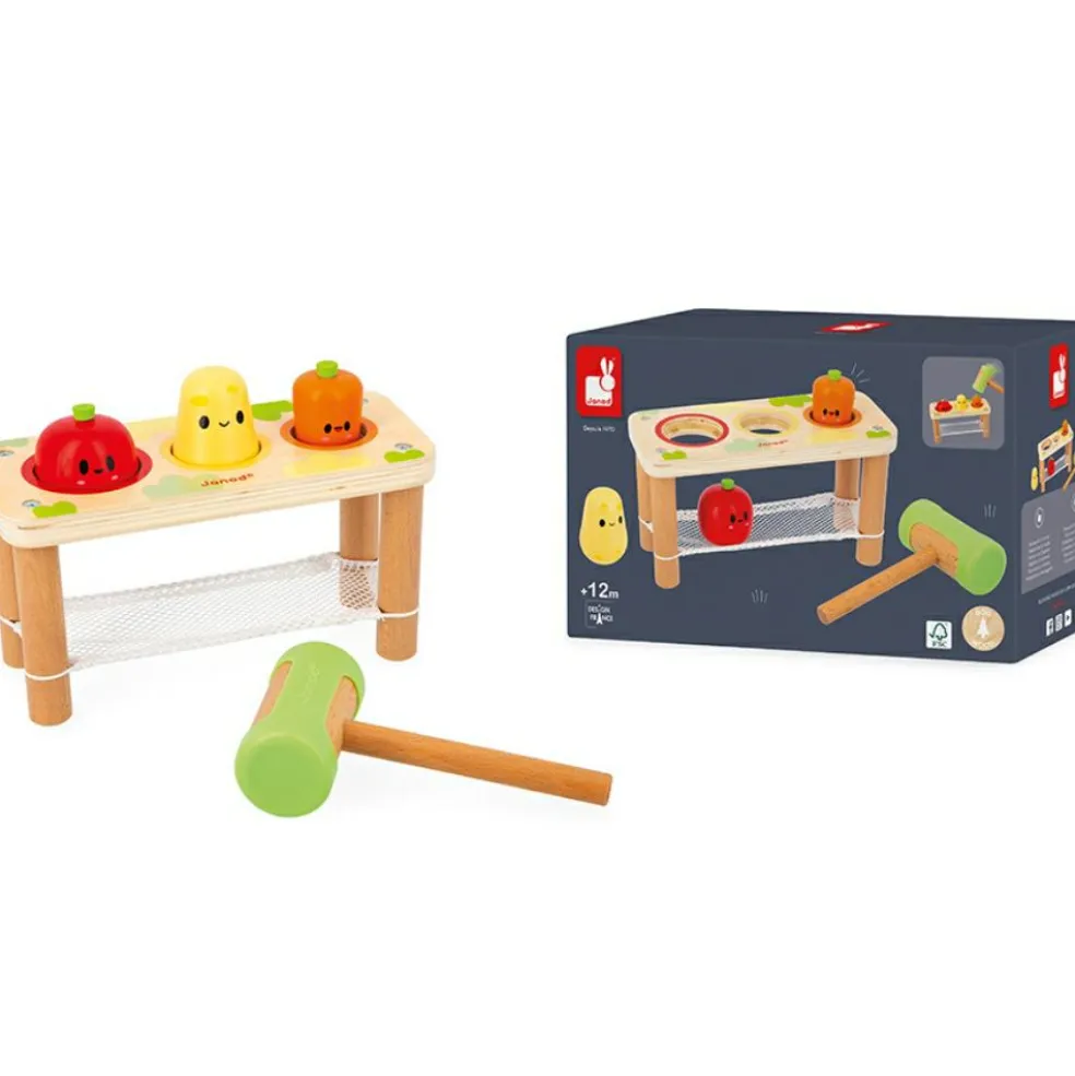 Jeu à encastrer Ferme Tap tap de légumes (5 pièces)