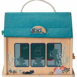 Jeu d'activités en bois Ma première école