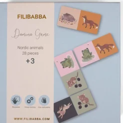 Jeu de dominos Animaux nordiques (28 pièces)