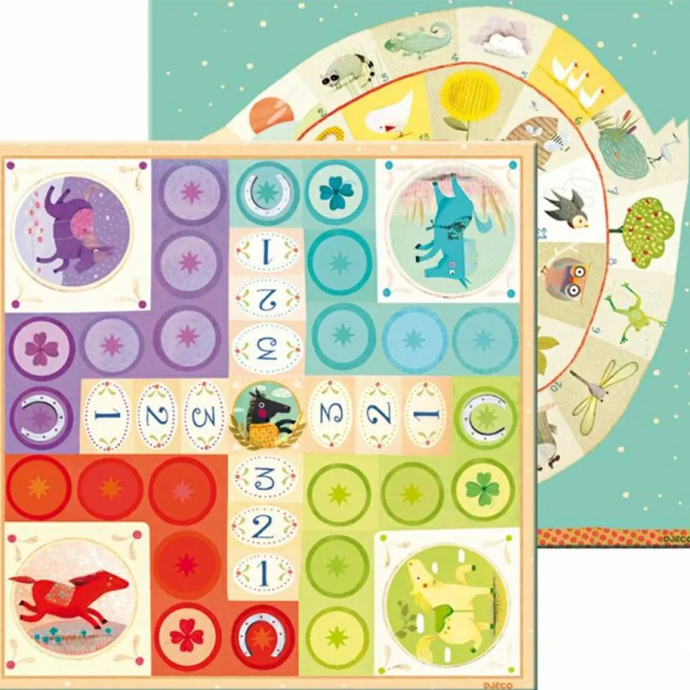Jeu de l'Oie et de Petits Chevaux Ludo et compagnie Junior