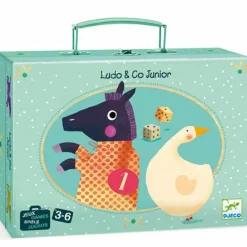 Jeu de l'Oie et de Petits Chevaux Ludo et compagnie Junior