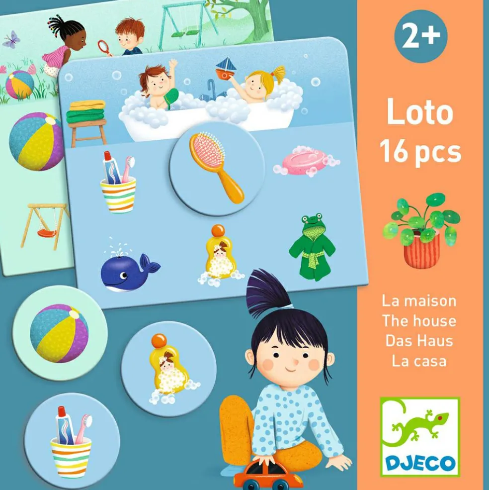 Jeu de loto Dans la Maison (16 pièces)