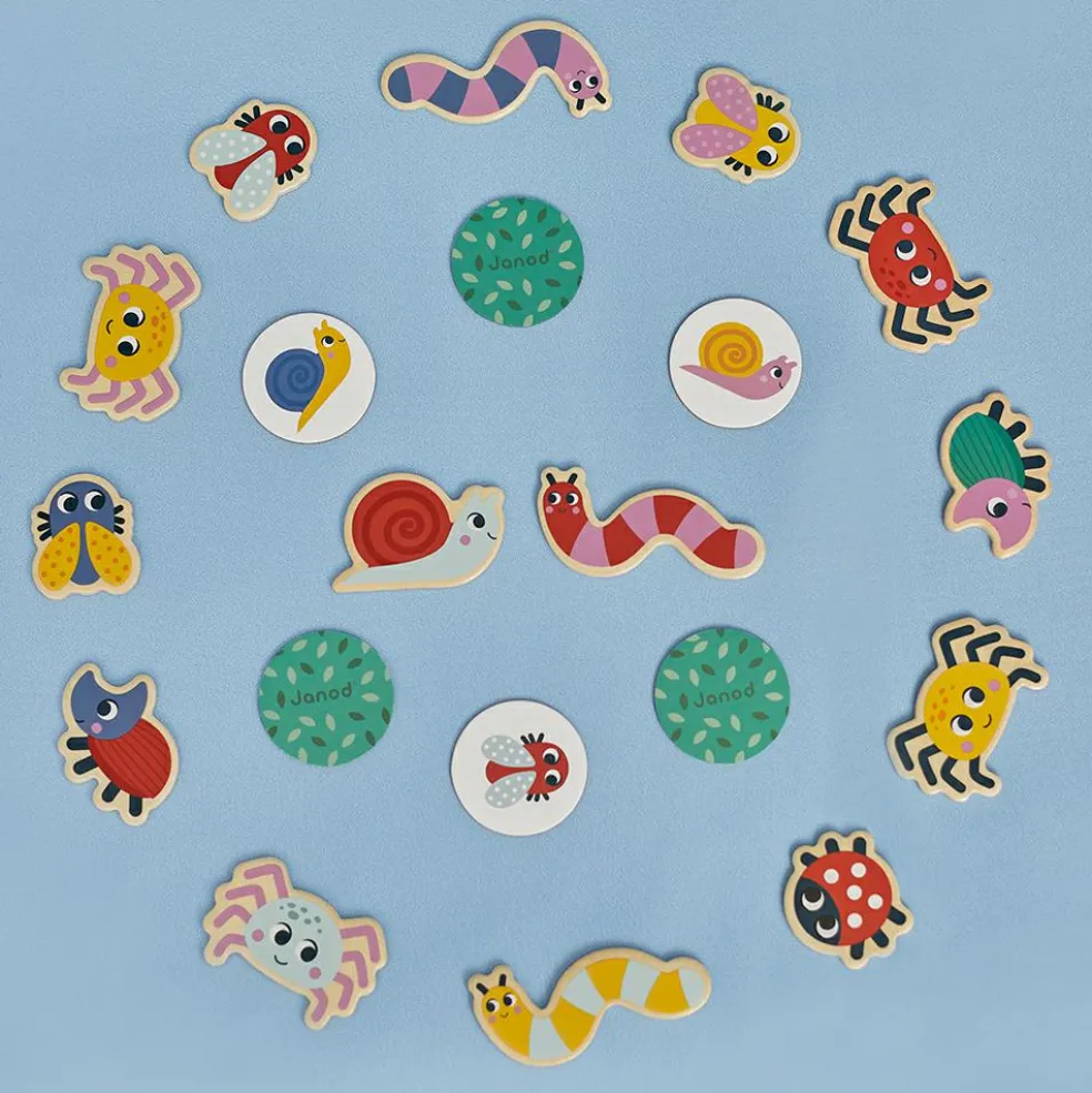 Jeu de mémoire cherche et trouve Le jardin (42 pièces)