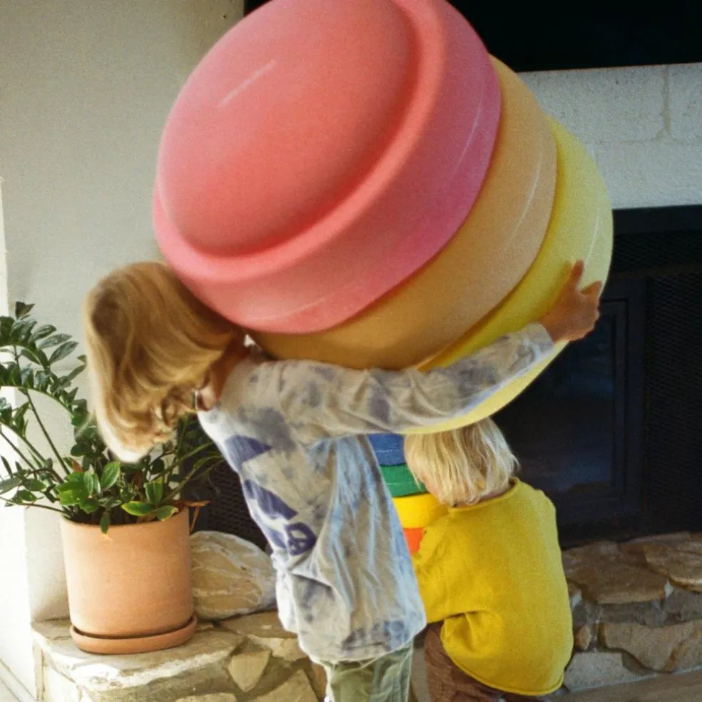 Jeu de motricité Stapelstein Original Grow light red